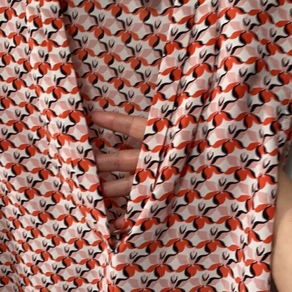 Halogen V-Neck Print Sleeveless Top Blouse size XS - Picture 2 of 7